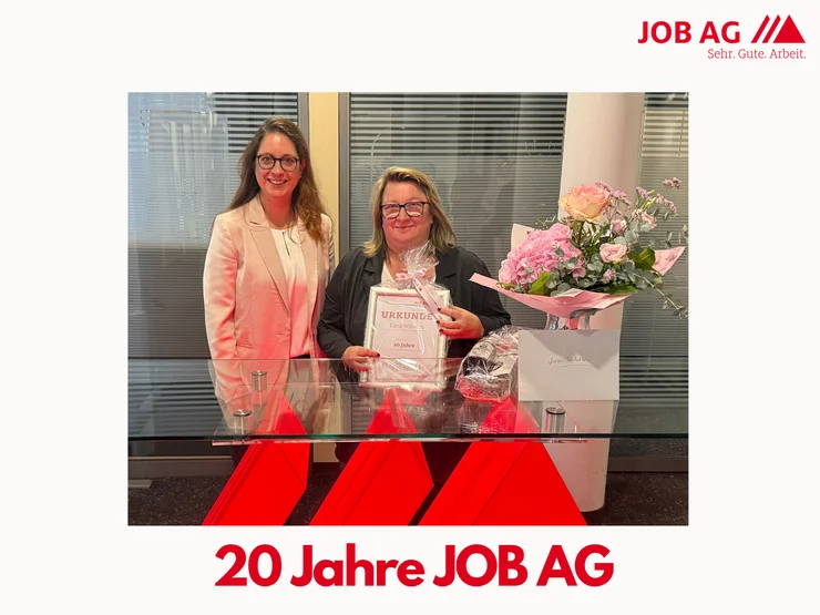 20 Jahre JOB AG – Danke, liebe Lucia!
