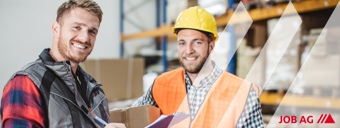 Mitarbeiter in der Logistik