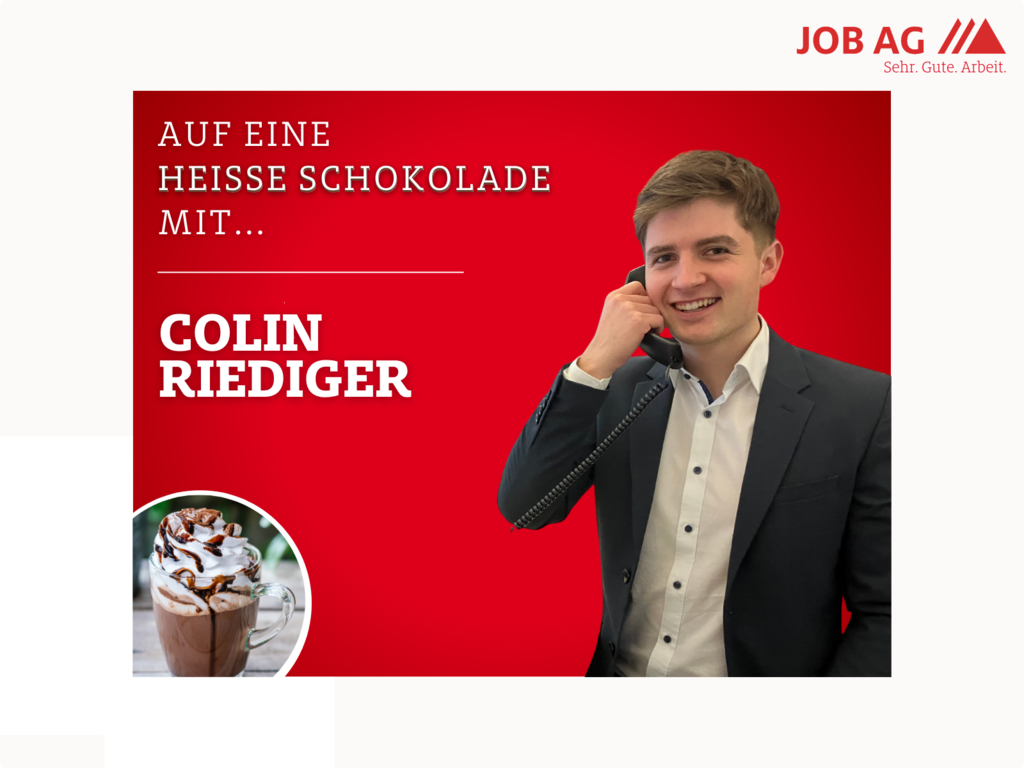 Auf eine heiße Schokolade mit Colin Riediger aus Fulda | JOB AG