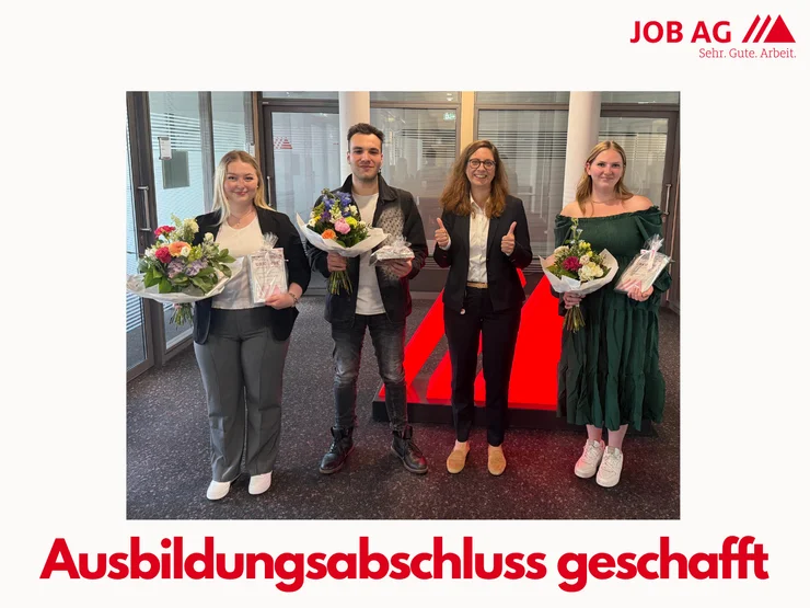 Wir gratulieren unseren Azubis zum erfolgreichen Ausbildungsabschluss